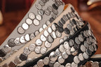Sera Chrome Vintage Dar Pimli Deri Kemer Beltlux