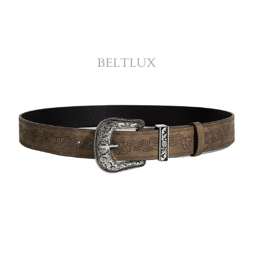 Beltlux Western Desenli Kadın Kemeri – Kahverengi