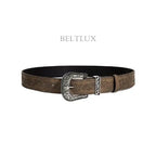 Beltlux Western Desenli Kadın Kemeri – Kahverengi Beltlux
