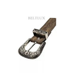 Beltlux Western Desenli Kadın Kemeri – Kahverengi Beltlux