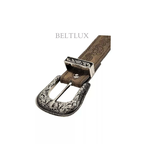 Beltlux Western Desenli Kadın Kemeri – Kahverengi