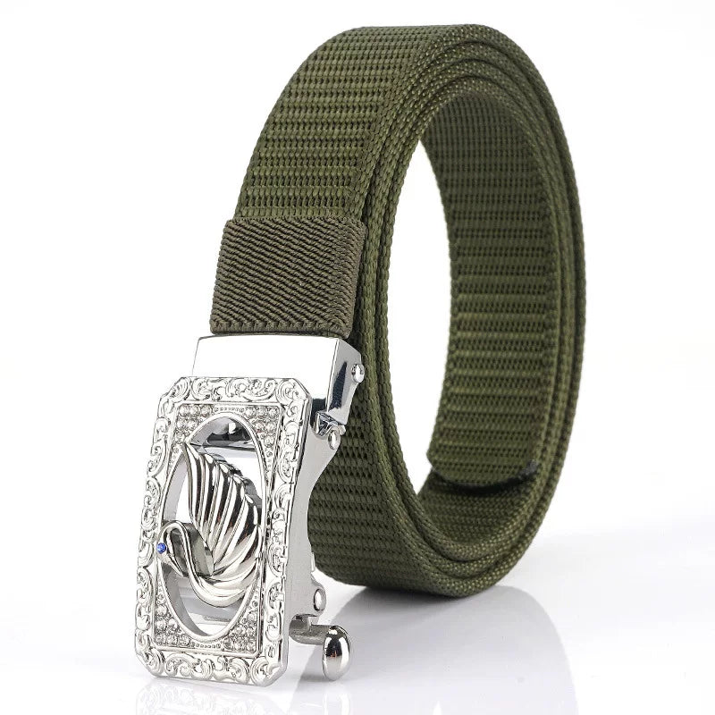 Beltlux SwanLock Otomatik Toka Kadın Kemeri – Haki