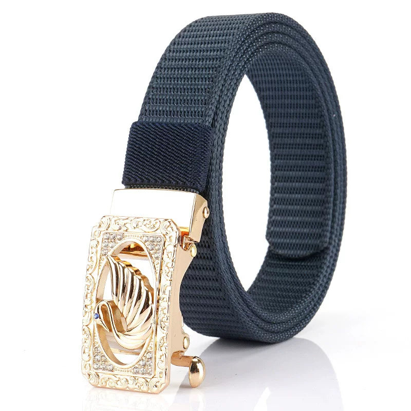 Beltlux SwanLock Otomatik Toka Kadın Kemeri – Lacivert