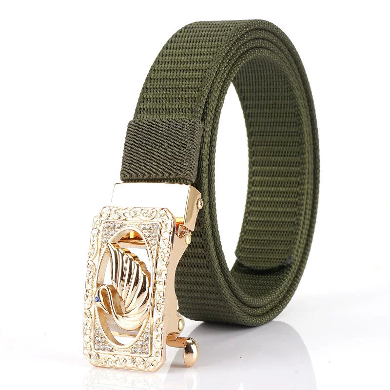 Beltlux SwanLock Otomatik Toka Kadın Kemeri – Haki