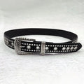 Rhinestone Amerikan tarzı kemer Beltlux
