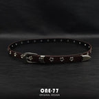 BeltLux Retro İnce Perçinli Kadın Kemeri Beltlux