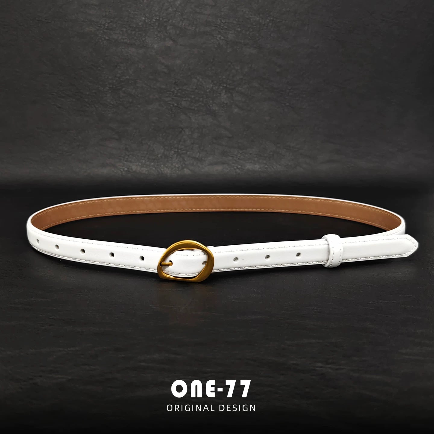 Minimalist Hakiki Deri Metal Tokalı Kemer Kadın 2026 Yeni Sezon | Her Şeye Uygun, Vintage Stil, Siyah-Beyaz, Ofis Kombin Aksesuarı Beltlux