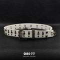 BeltLux Punk Çivili Çift Sıra Kemer Beltlux