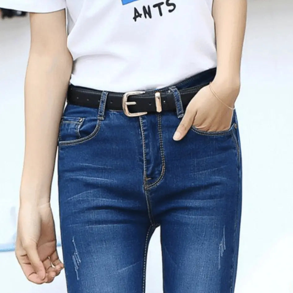 Kadınlar için deri kemer, Nina modeli Beatlux