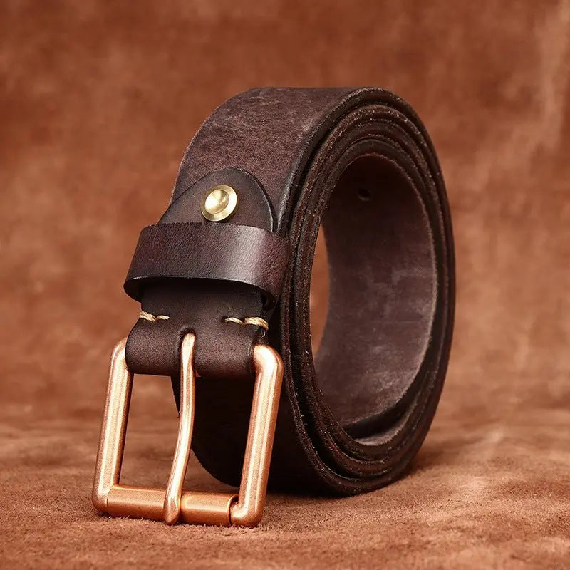 Nisha deri kemer – kadın ve erkekler için unisex model Beltlux