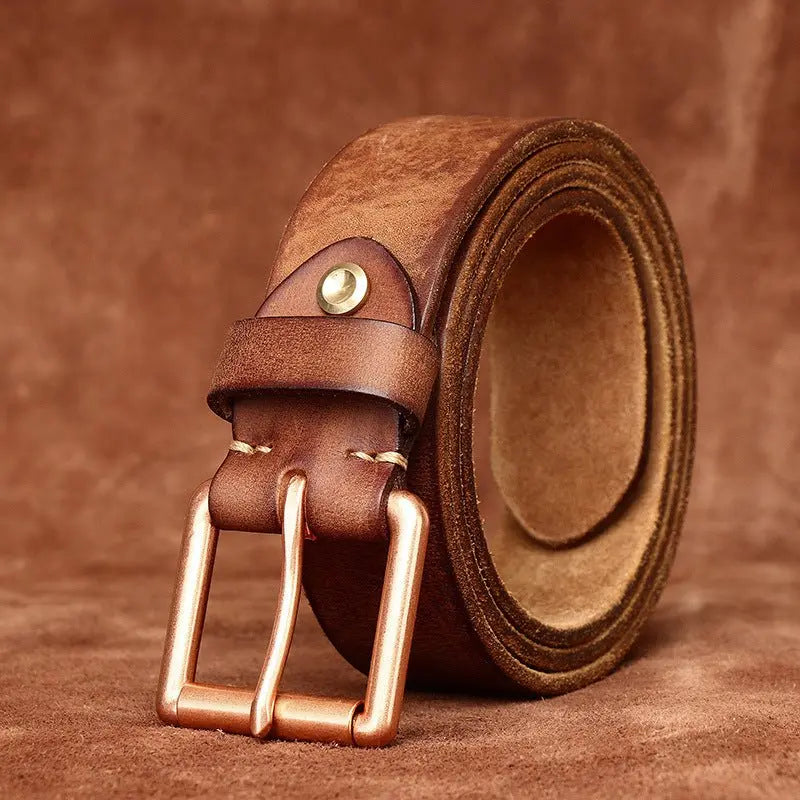 Nisha deri kemer – kadın ve erkekler için unisex model Beltlux