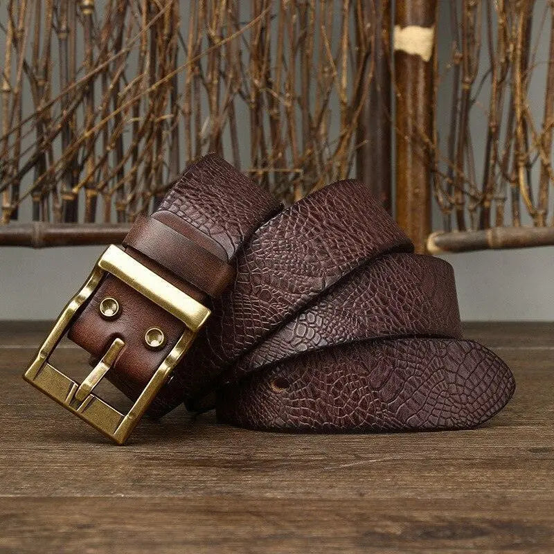 Vipi hakiki deri kemer – kadın ve erkek için unisex model, zarif ve dayanıklı Beltlux
