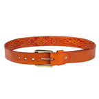 Deri dokulu kemer - Bohem tarzı unisex, Xioma modeli Beltlux