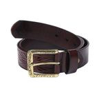 Deri dokulu kemer - Bohem tarzı unisex, Xioma modeli Beltlux