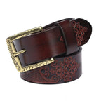 Deri dokulu kemer - Bohem tarzı unisex, Xioma modeli Beltlux