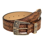 Maeda Modeli – Modern Tarzda Geometrik Western Kemer Beltlux