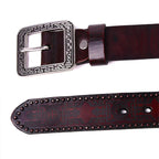 Daksha Deri Batı Kemer – Unisex, Zarif ve Dayanıklı Beltlux