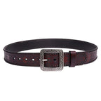 Daksha Deri Batı Kemer – Unisex, Zarif ve Dayanıklı Beltlux