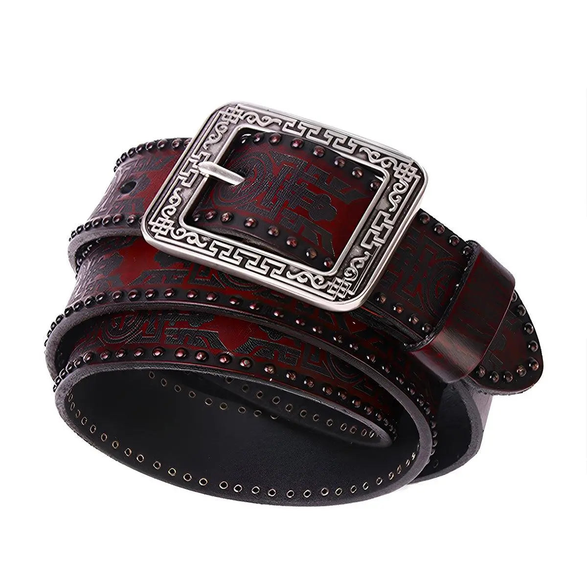 Daksha Deri Batı Kemer – Unisex, Zarif ve Dayanıklı Beltlux
