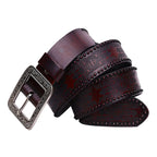 Daksha Deri Batı Kemer – Unisex, Zarif ve Dayanıklı Beltlux