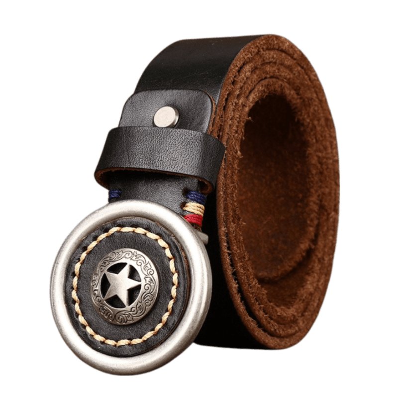 Gerçek deri Western kemer, Arjun modeli – otantik ve dayanıklı stil