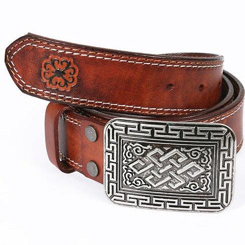 Yoomee modeli deri Western kemeri