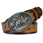 Erkekler için deri Western kemer, Jester modeli Beltlux