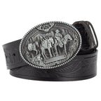 Erkekler için deri Western kemer, Jester modeli Beltlux