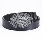 Suni deri Western kemeri, erkek, Raven modeli Beltlux