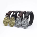 Suni deri Western kemeri, erkek, Raven modeli Beltlux