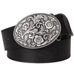 Suni deri Western kemeri, erkek, Raven modeli Beltlux
