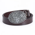 Suni deri Western kemeri, erkek, Raven modeli Beltlux