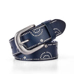 Moda Rhinestone Perçinli Kemer Kadınlar İçin Kovboy Kızı-WB7054 Beltlux