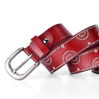Moda Rhinestone Perçinli Kemer Kadınlar İçin Kovboy Kızı-WB7054 Beltlux