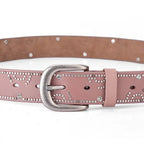 Moda Rhinestone Perçinli Kemer Kadınlar İçin Kovboy Kızı-WB7054 Beltlux