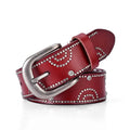 Moda Rhinestone Perçinli Kemer Kadınlar İçin Kovboy Kızı-WB7054 Beltlux